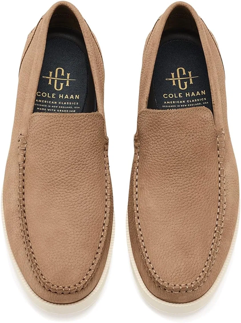 Лоферы Hampton, Cole Haan, Light Whiskey Nubuck/Ivory — фото 2