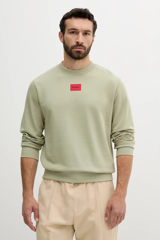 

Хлопковая толстовка Hugo, зеленый
