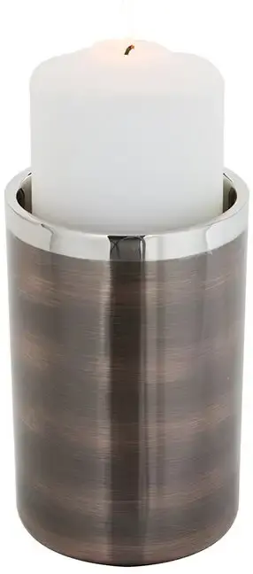 

Подсвечник Финка "VITO, Новогоднее украшение", (1 шт.), из нержавеющей стали, в современном дизайне Fink 15 см, цвет bronzefarben/silberfarben