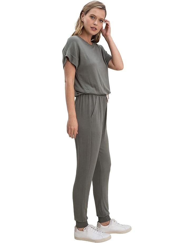 

Брюки Splendid Flora Joggers, цвет Vintage Olive Branch