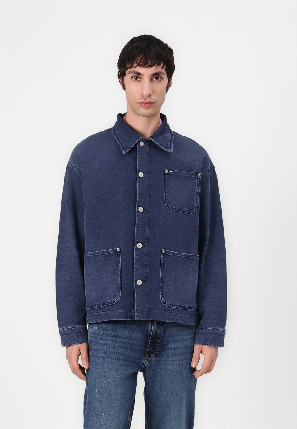 

Джинсовая куртка CHORE JACKET Tommy Jeans, цвет Denim Dark