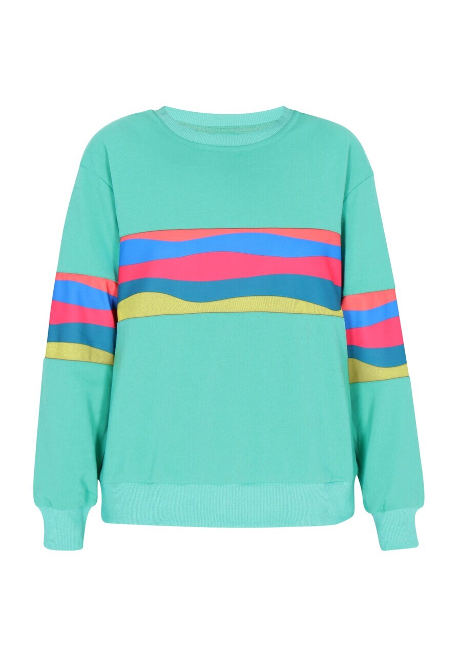 

Свитер swirly Sweatshirt, зеленый