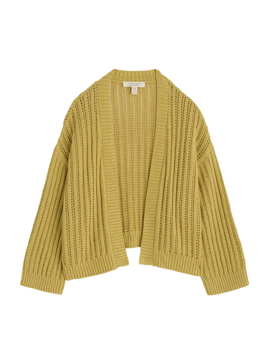 

Вязаный кардиган Seasalt Cornwall Tinners Way, цвет Lemon