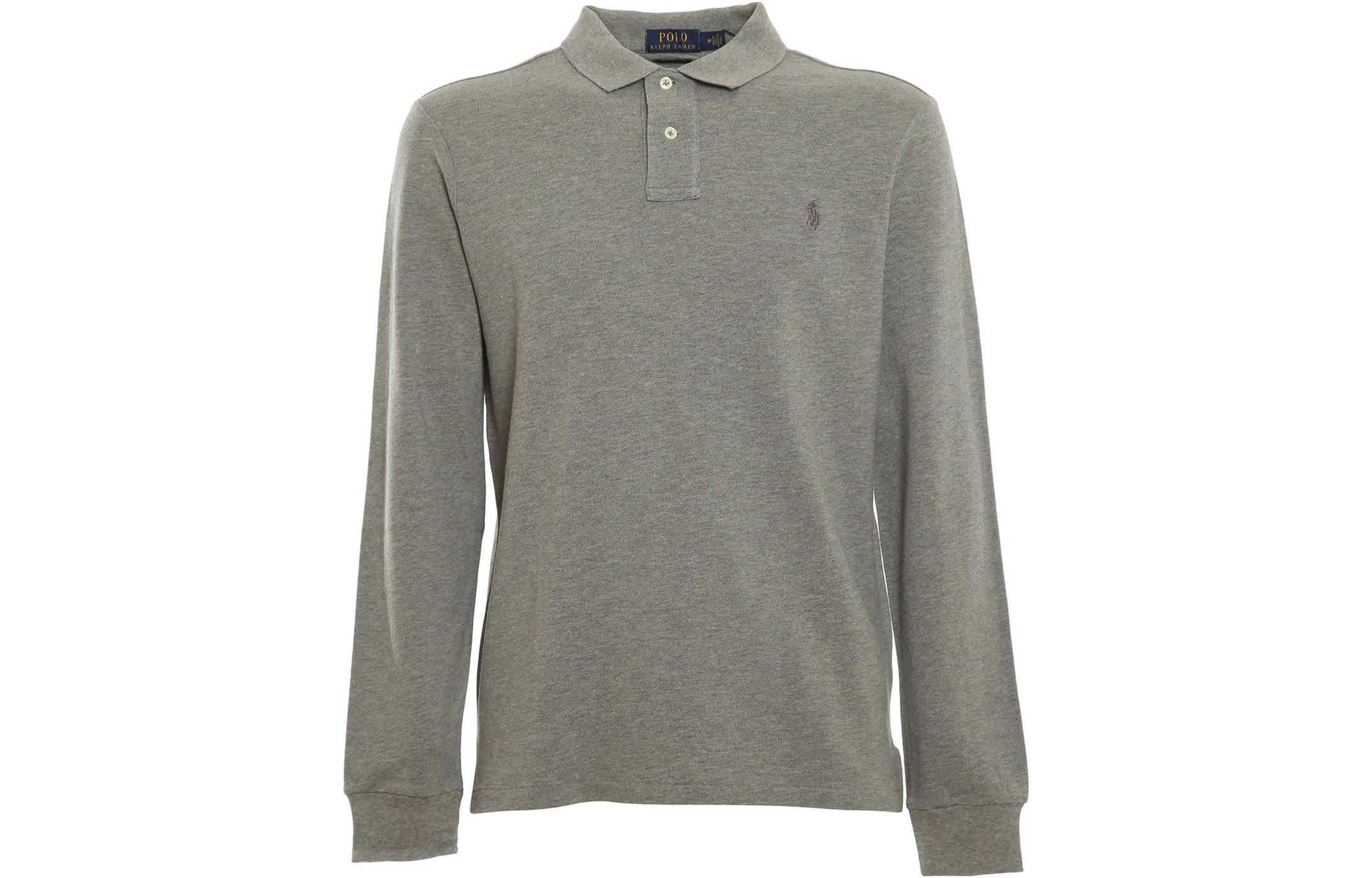 

Весна-Лето 2023 Футболка поло мужская серая Polo Ralph Lauren