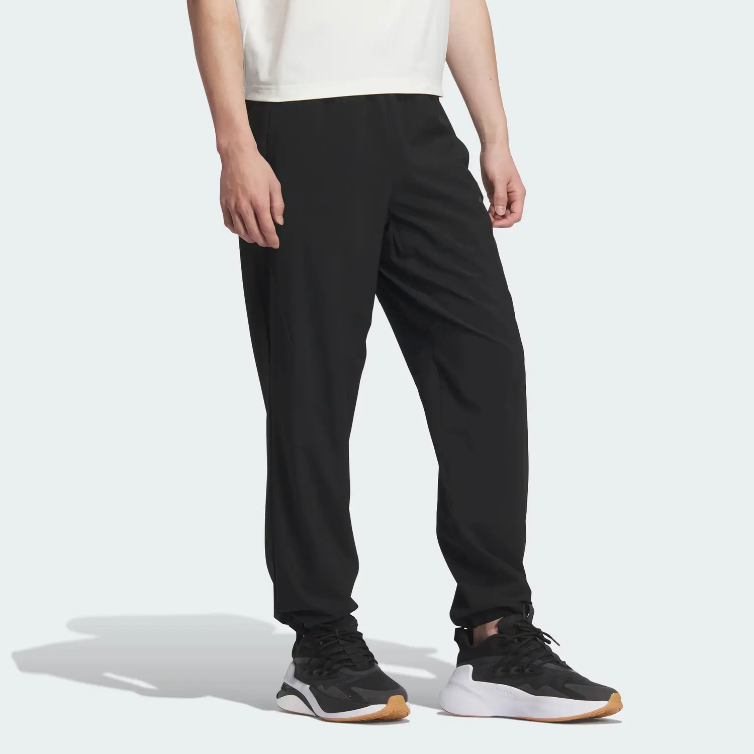 Climacool SS25 modern woven спортивные брюки повседневные штаты men's Adidas, черный — фото 3