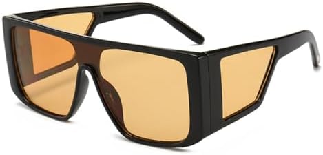 

Женские солнцезащитные очки с многолинзовыми линзами в стиле панк, ветрозащитные очки для активного отдыха, мужские винтажные очки, женские солнцезащитные очки MTZJH, Yellow