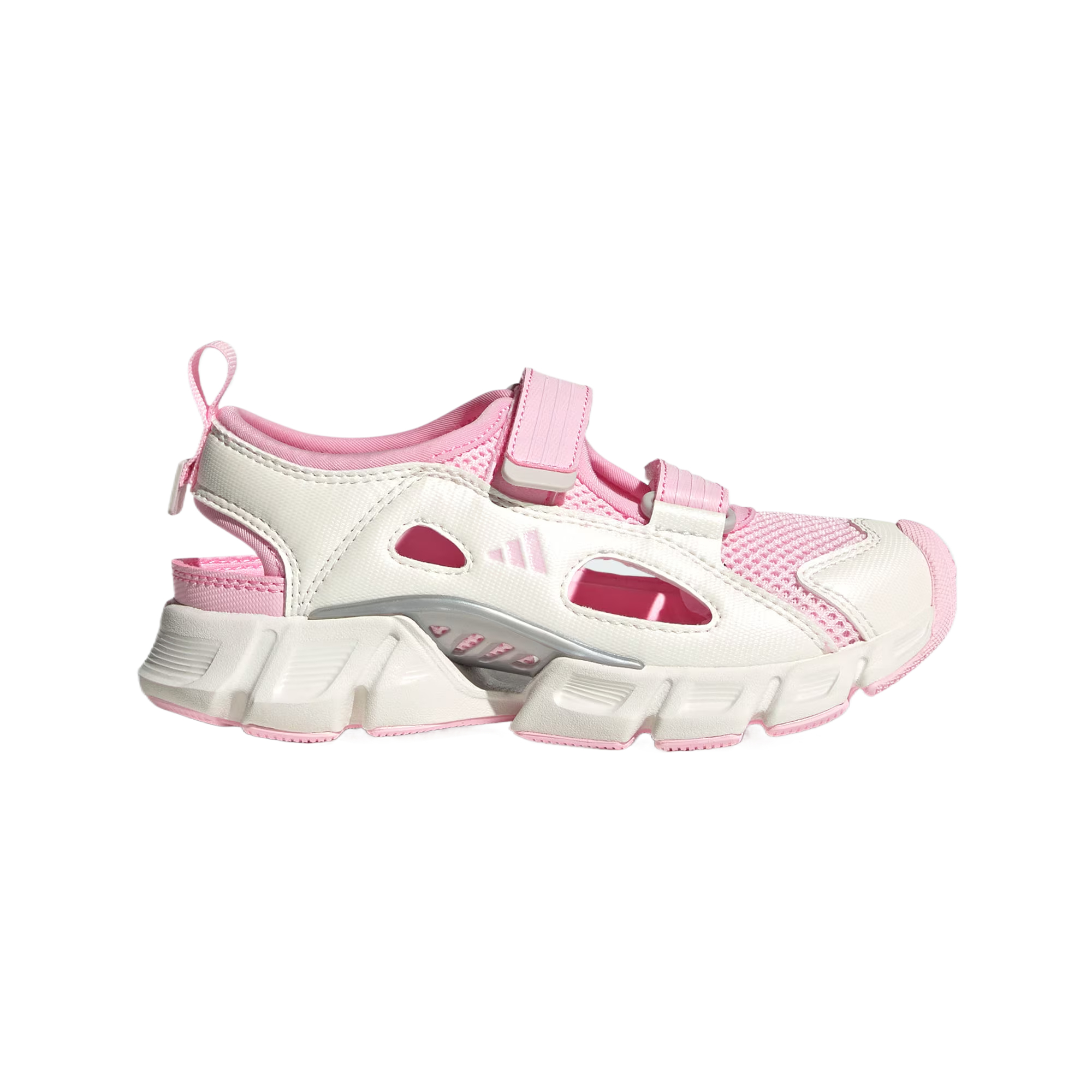 Детские сандалии Climacool Slip с низким верхом для детей от 3 до 7 лет Adidas, белый/розовый — фото 2
