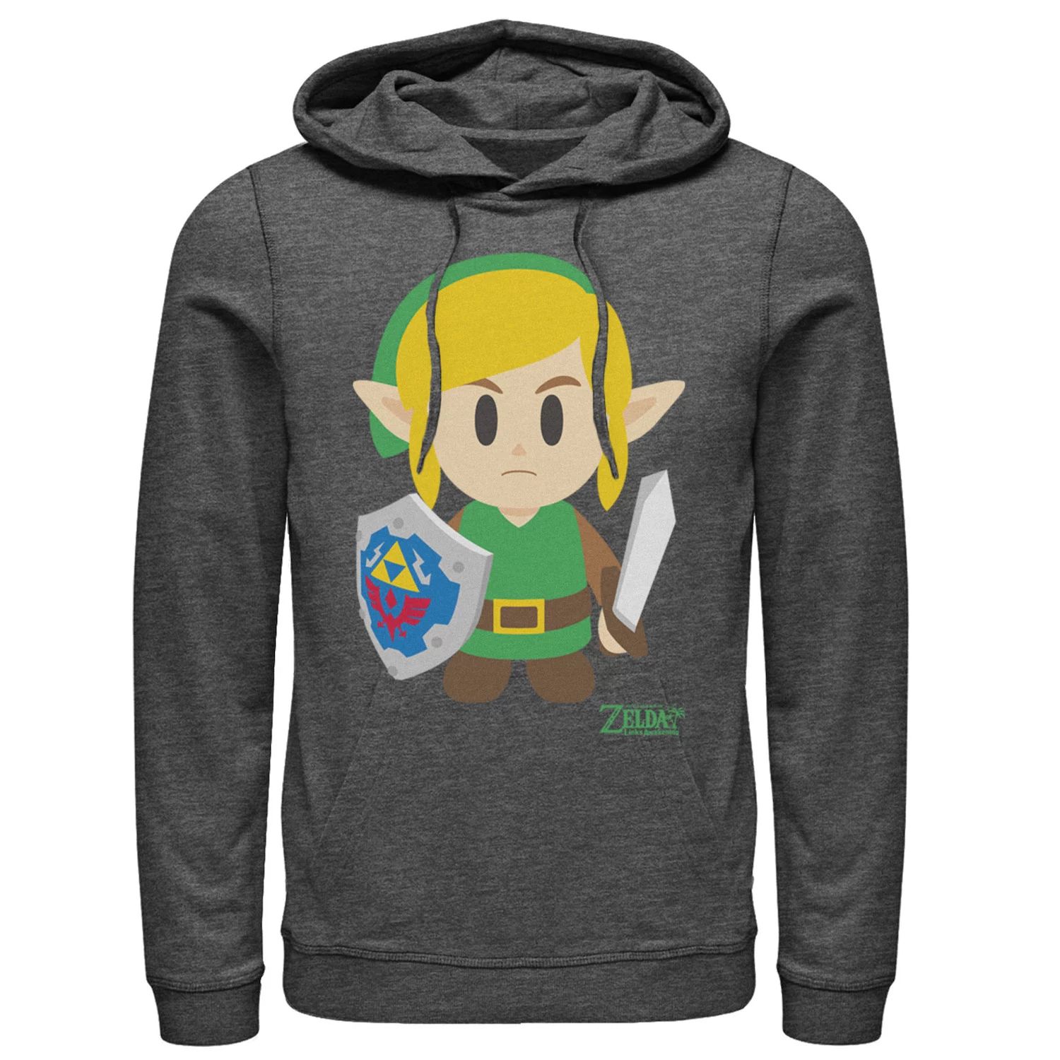 

Мужская толстовка с портретом из мультфильма Nintendo Legend of Zelda Links Awakening Link Licensed Character