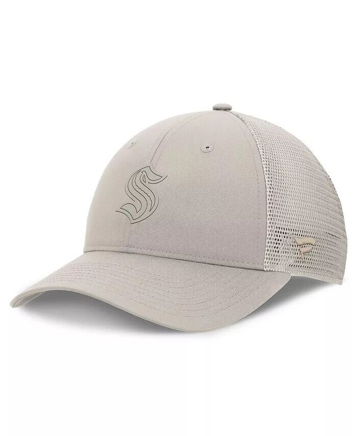 

Женская загорелая шапка Seattle Kraken Authentic Pro Road Trucker с регулируемой посадкой Fanatics
