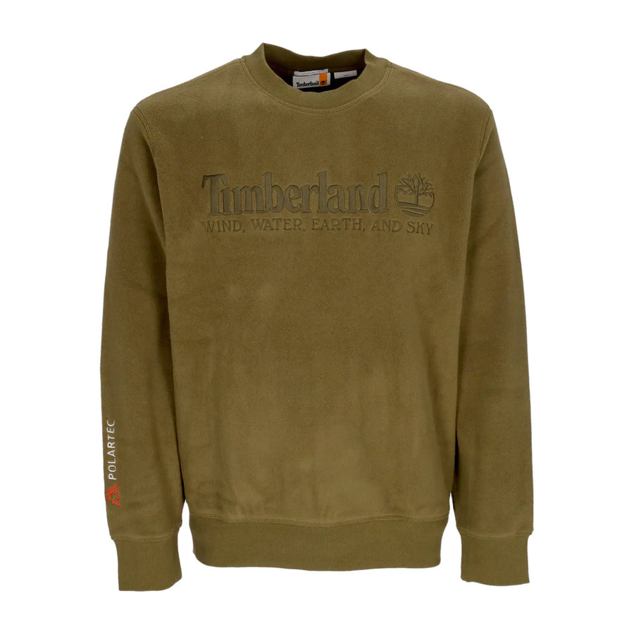 

Свитер Timberland Embroidered Brand Sweater 'Olive Green', оливкого-зеленый