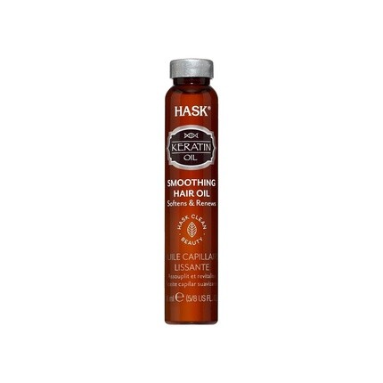 

Hask Keratin Protein Разглаживающее масло для блеска, ампула 17,7 г
