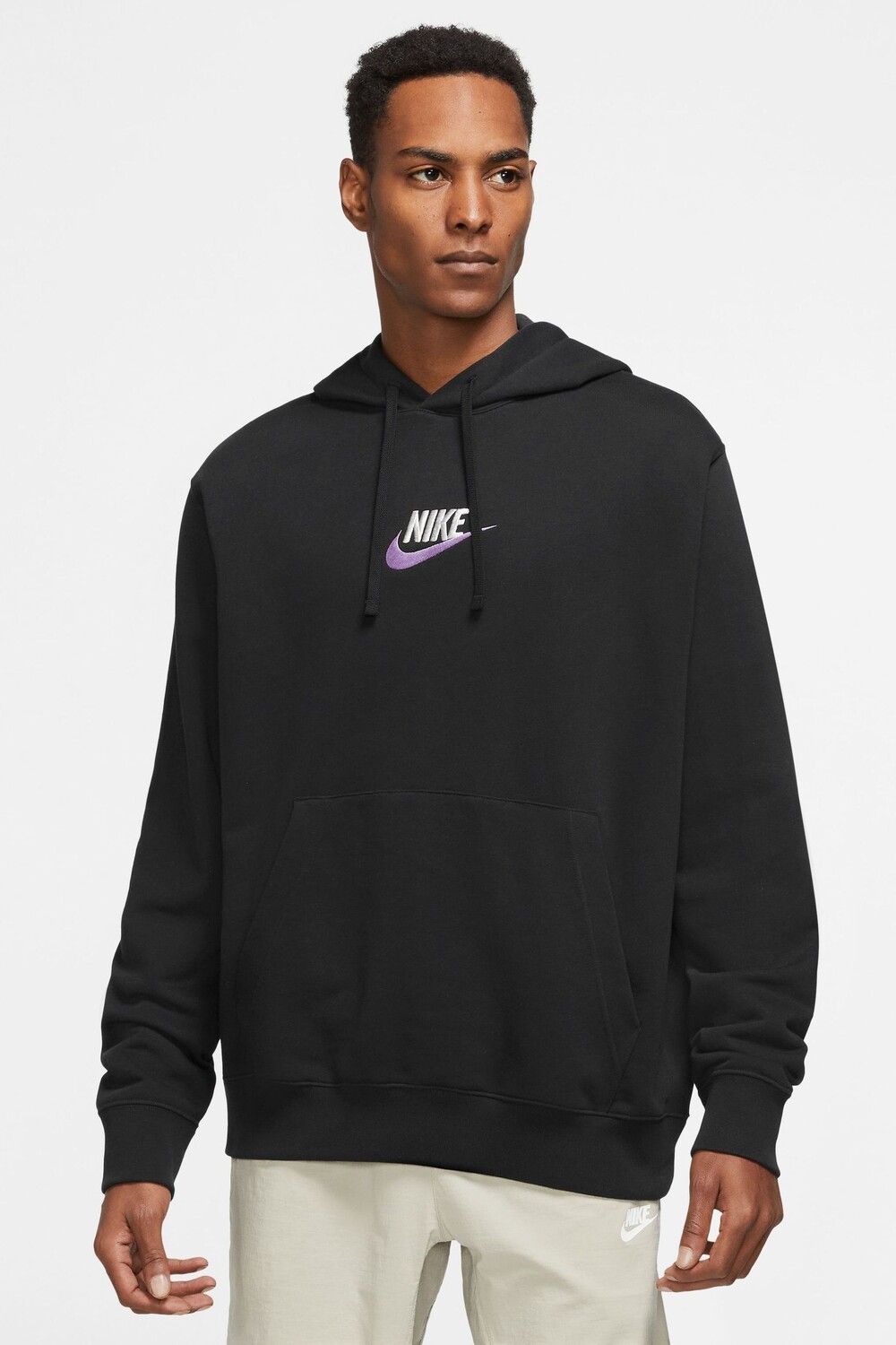

Толстовка Club Fleece+ с капюшоном Nike, черный