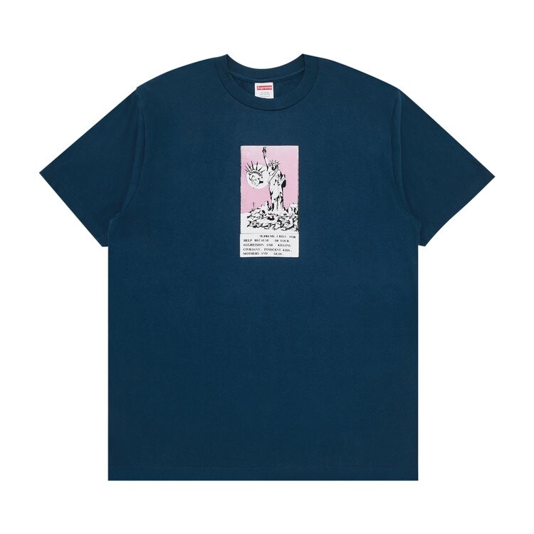 

Футболка Supreme Liberty Tee, индиго