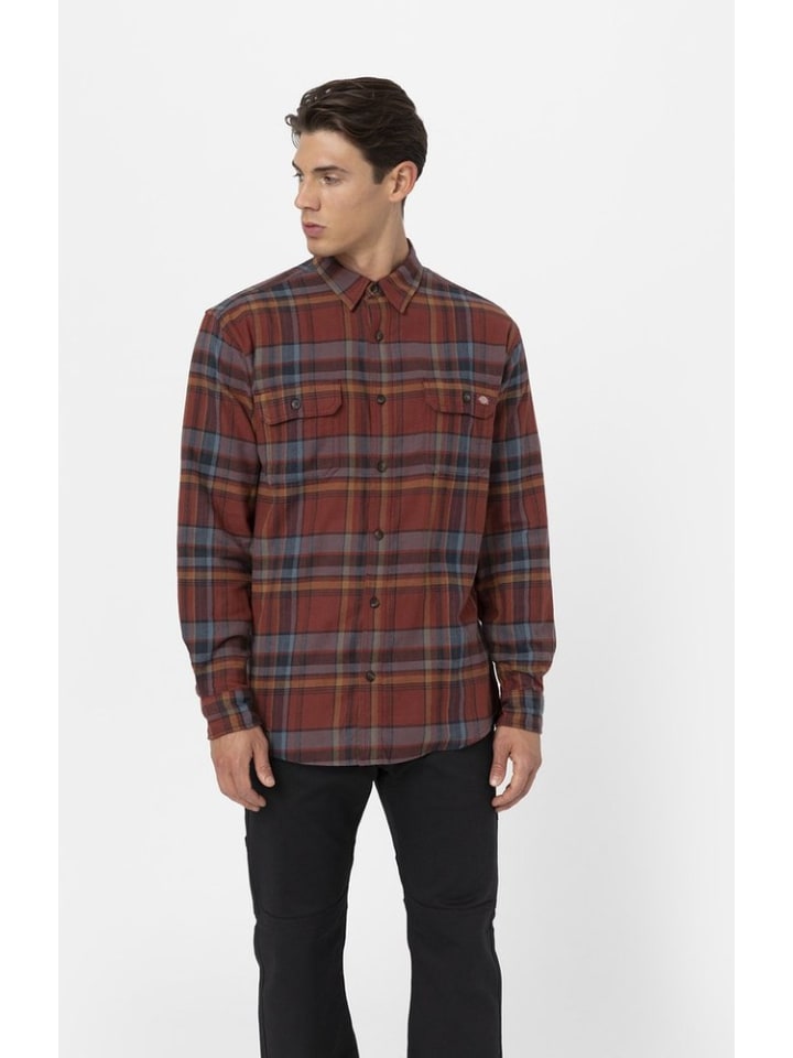 

Рубашка Flex Flannel L/S Shirt Dickies, красный