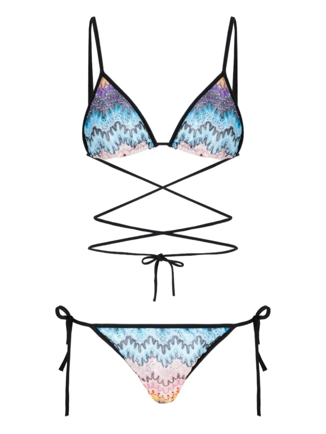 

Missoni бикини с узором зигзаг, черный