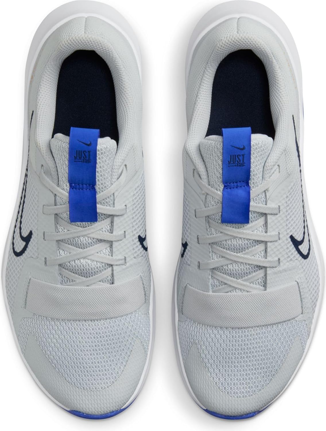 Кроссовки Nike для мужских кроссовок с низким вырезом, Pure Platinum Obsidian Racer Blue White — фото 3