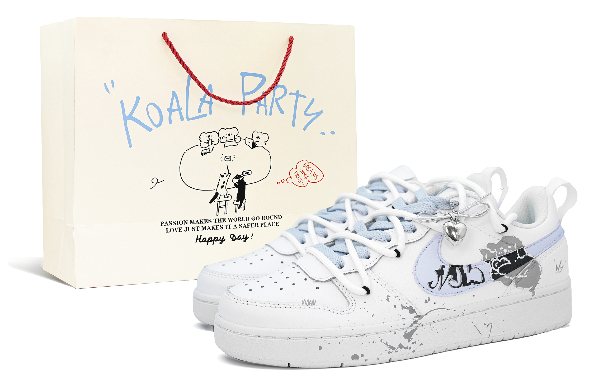 

Детские кроссовки для скейтбординга Court Borough Low 2 Low Top для подростков Nike, синий