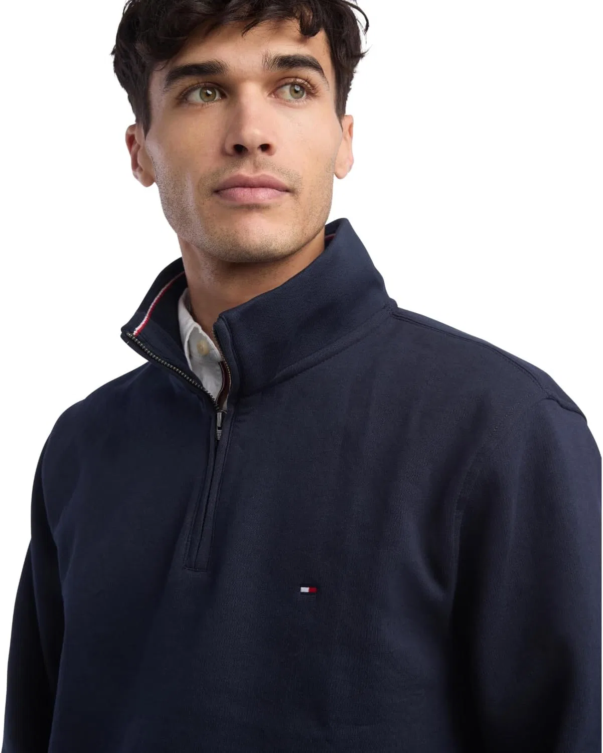 Толстовка Tommy Hilfiger Bill с застежкой-молнией на четверть длины — фото 2