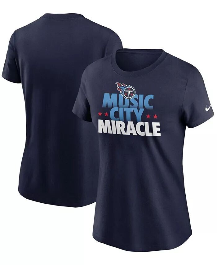 

Женская темно-синяя футболка Tennessee Titans Hometown Collection Nike