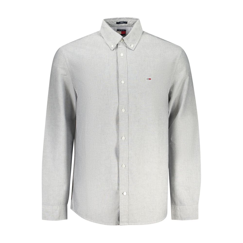 

Серая хлопковая мужская рубашка Tommy Hilfiger, Gray