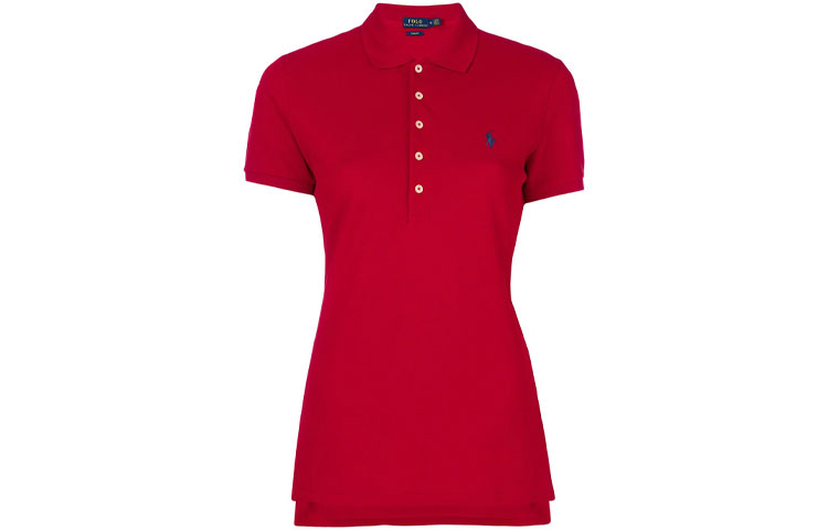 

Рубашка-поло с вышитым логотипом Polo Ralph Lauren, красный