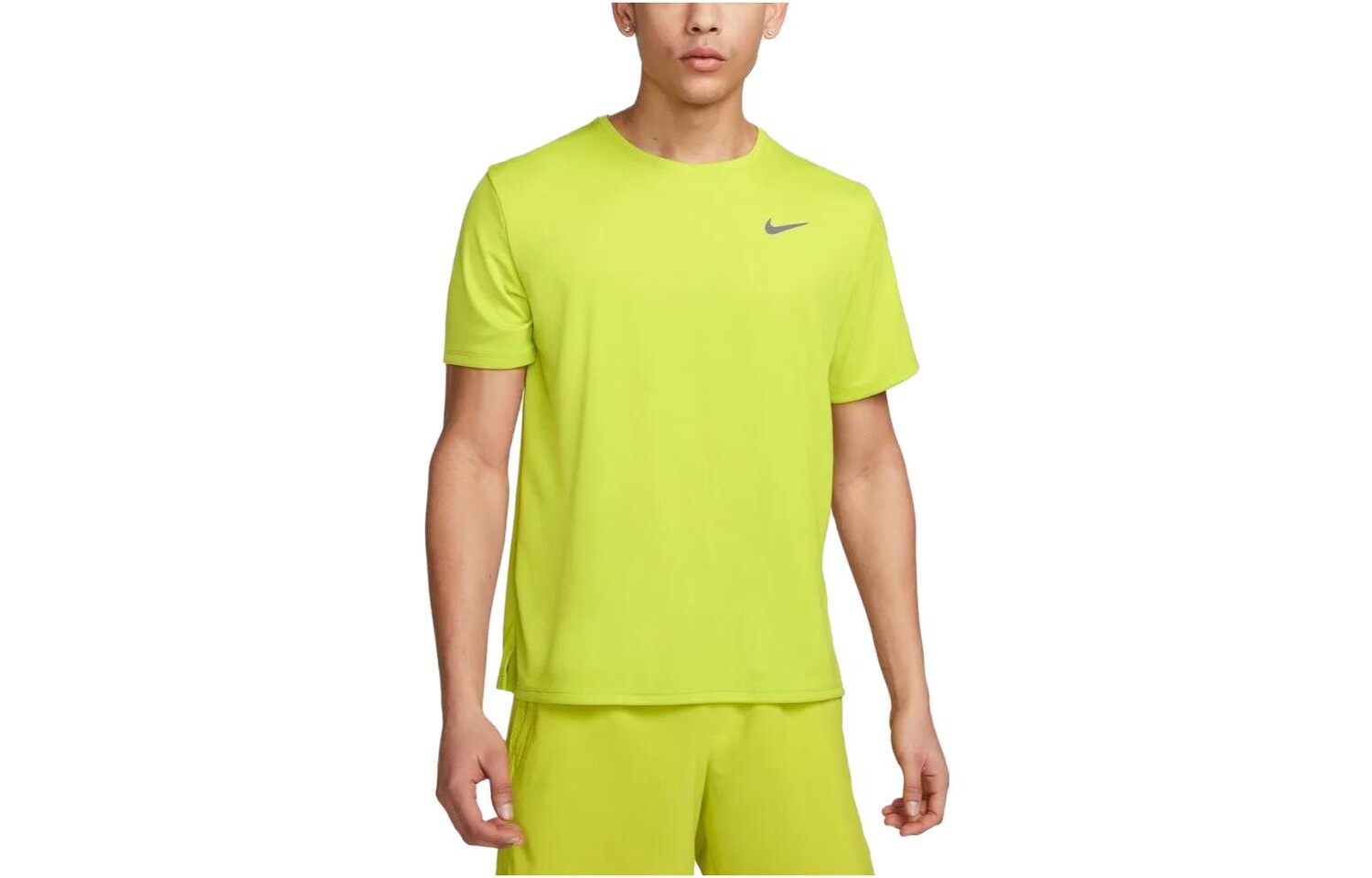 

Футболка MILER мужская неоново-зеленая Nike, зеленый