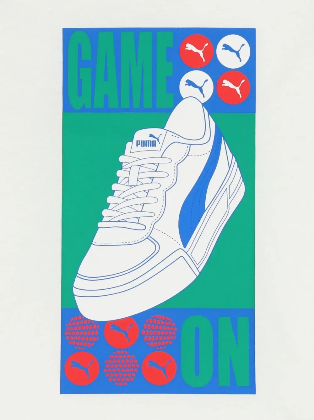 Футболка с графическим принтом Puma Kids, белый — фото 3