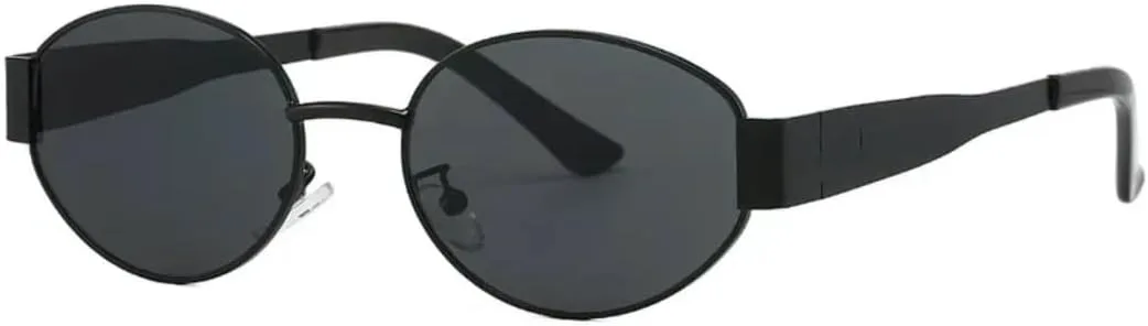 

Овальные металлические солнцезащитные очки класса люкс, стильные очки унисекс с защитой от УФ-излучения UV400 для использования на открытом воздухе UUPTTPL, Style B