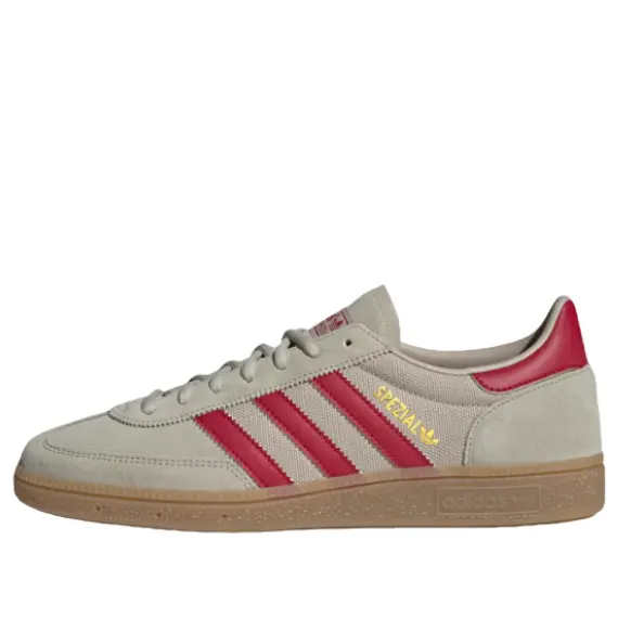 

Кроссовки originals handball spezial 'putty grey team victory red wonder beige' Adidas, серый
