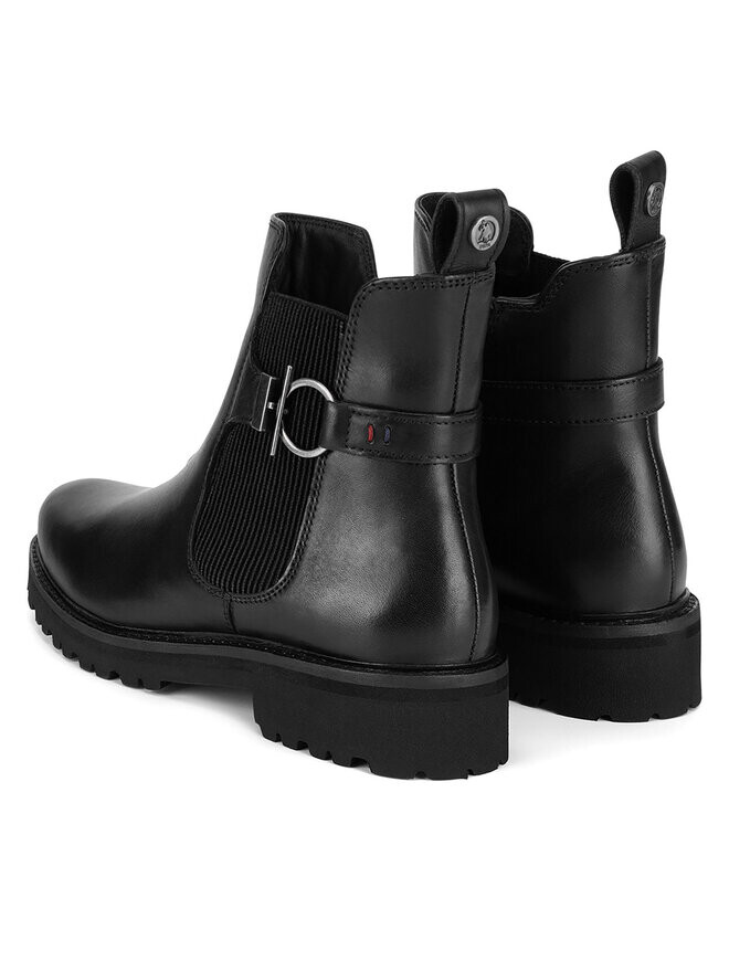 Ботильоны на плоской подошве U.S. Polo Assn., черный — фото 3
