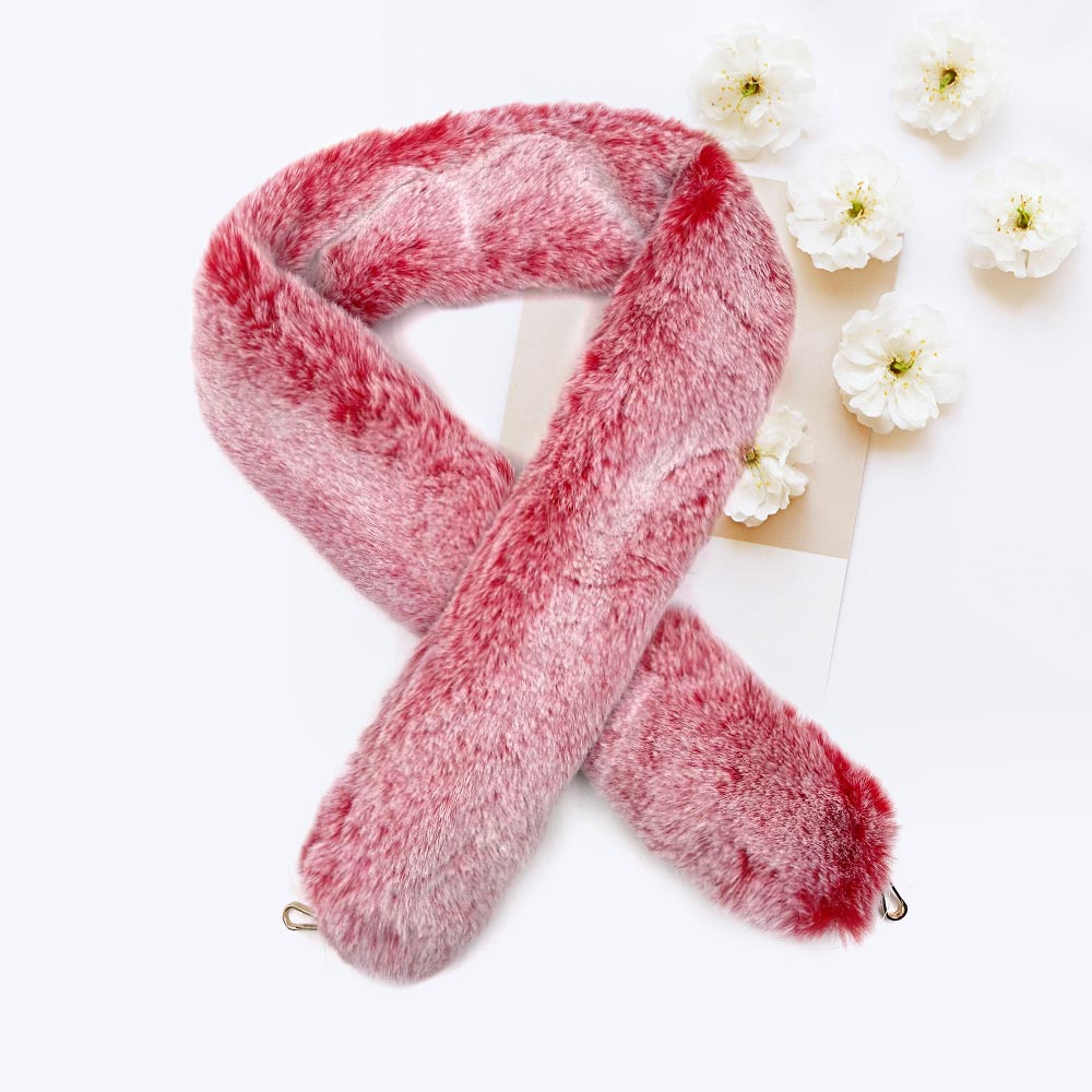 

Ремешок для сумки из искусственного меха FASHNZFAB, красный