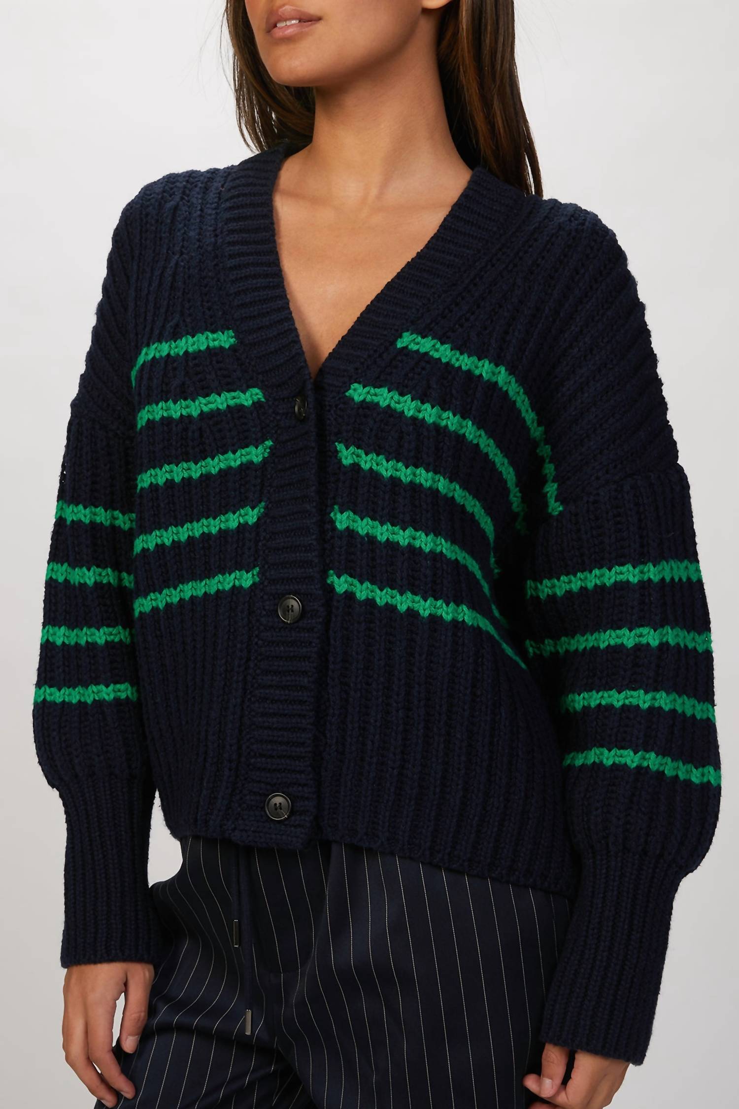 

Кардиган Tupper Knit в цвете индиго MUNTHE