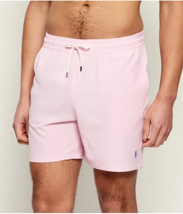 Пляжные шорты regular fit Polo Ralph Lauren, пудрово-розовый