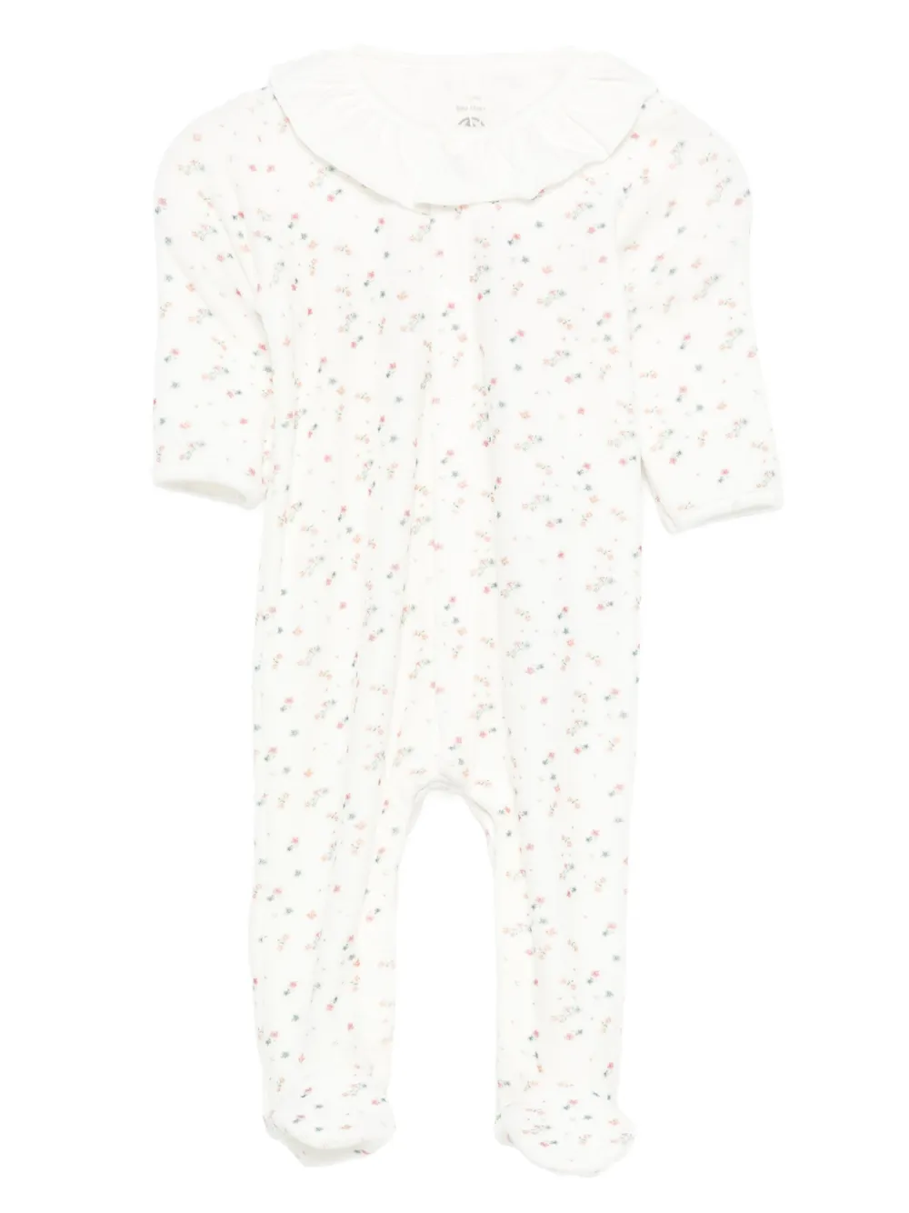 

Комбинезон с цветочным принтом Petit Bateau, белый