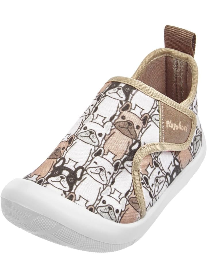 

Кроссовки на шнуровке Freizeitschuhe Hunde Allover Playshoes, коричневый
