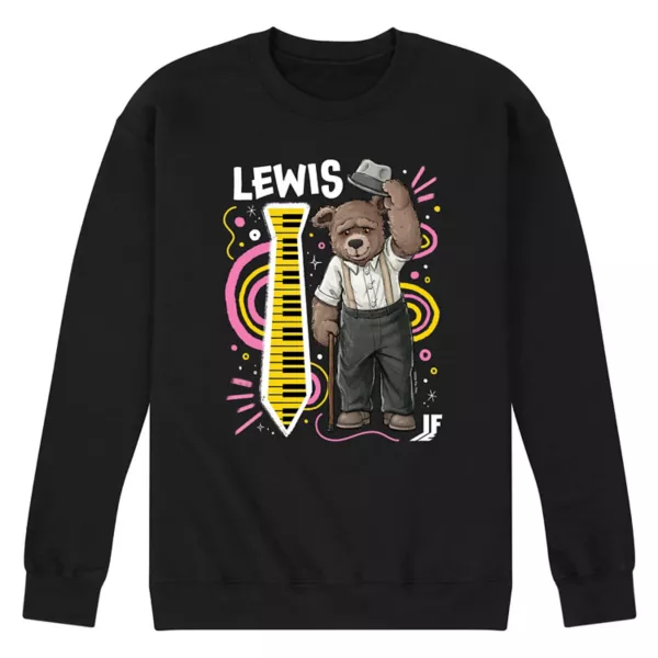 

Мужская флисовая толстовка if lewis Licensed Character, черный