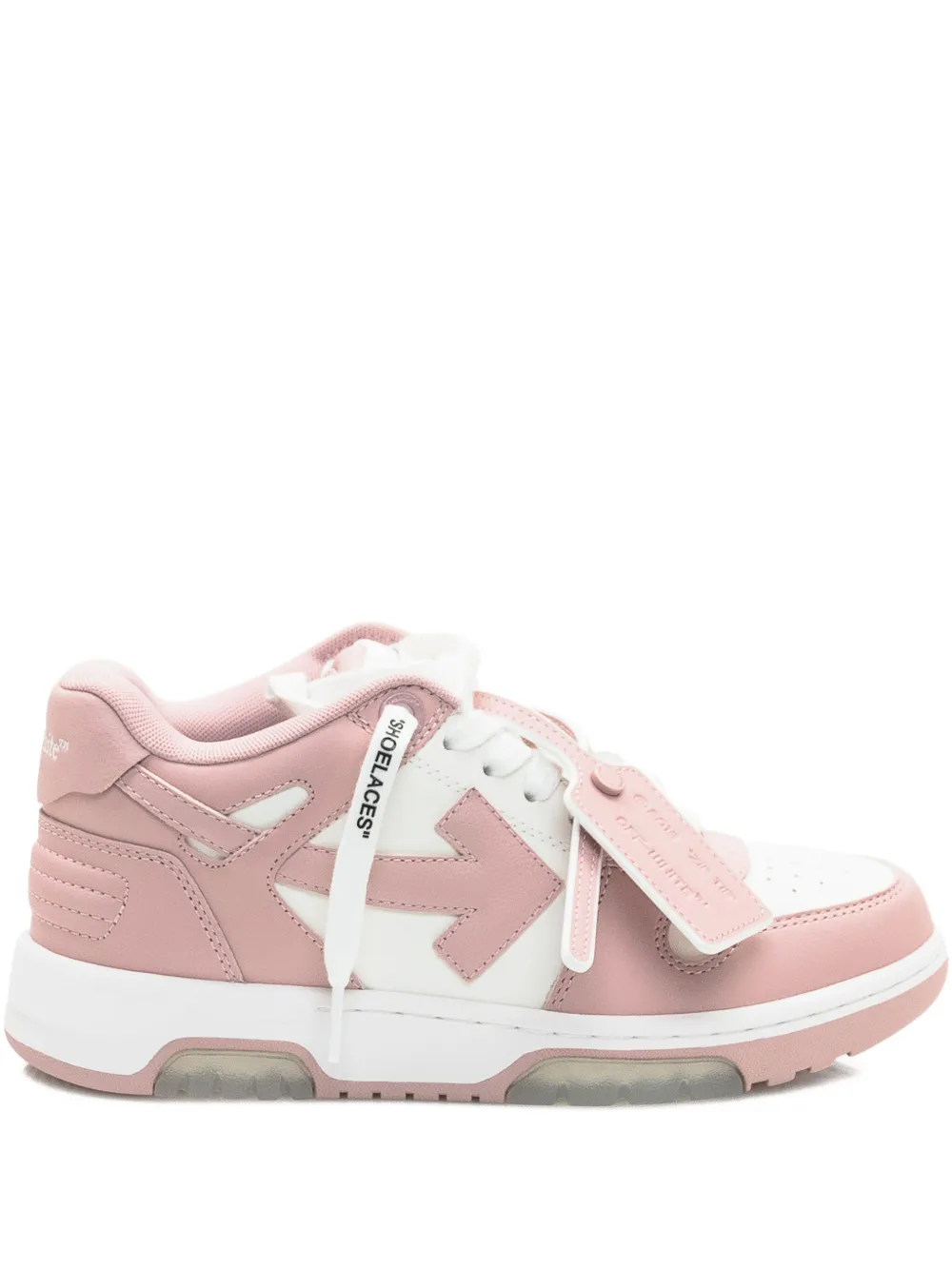 Кроссовки Out of Office Off-White, розовый
