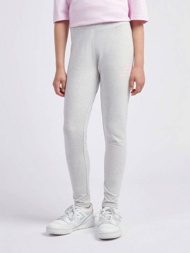 

Детские лосины с эластичным поясом и логотипом New Balance, Ash Heather