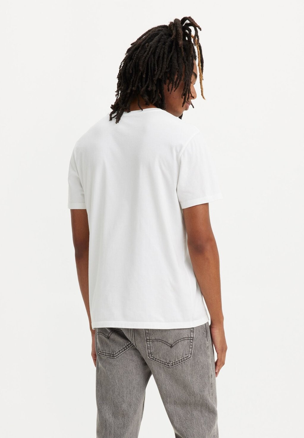Базовая футболка Crewneck Graphic 2 Pack Levi's, белая/темно-синяя — фото 4
