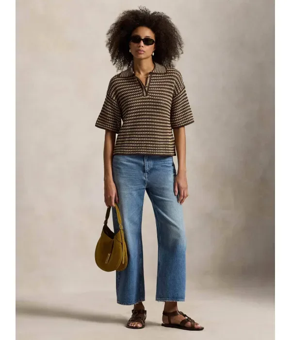 Полюс relaxed fit Polo Ralph Lauren, коричневый — фото 2
