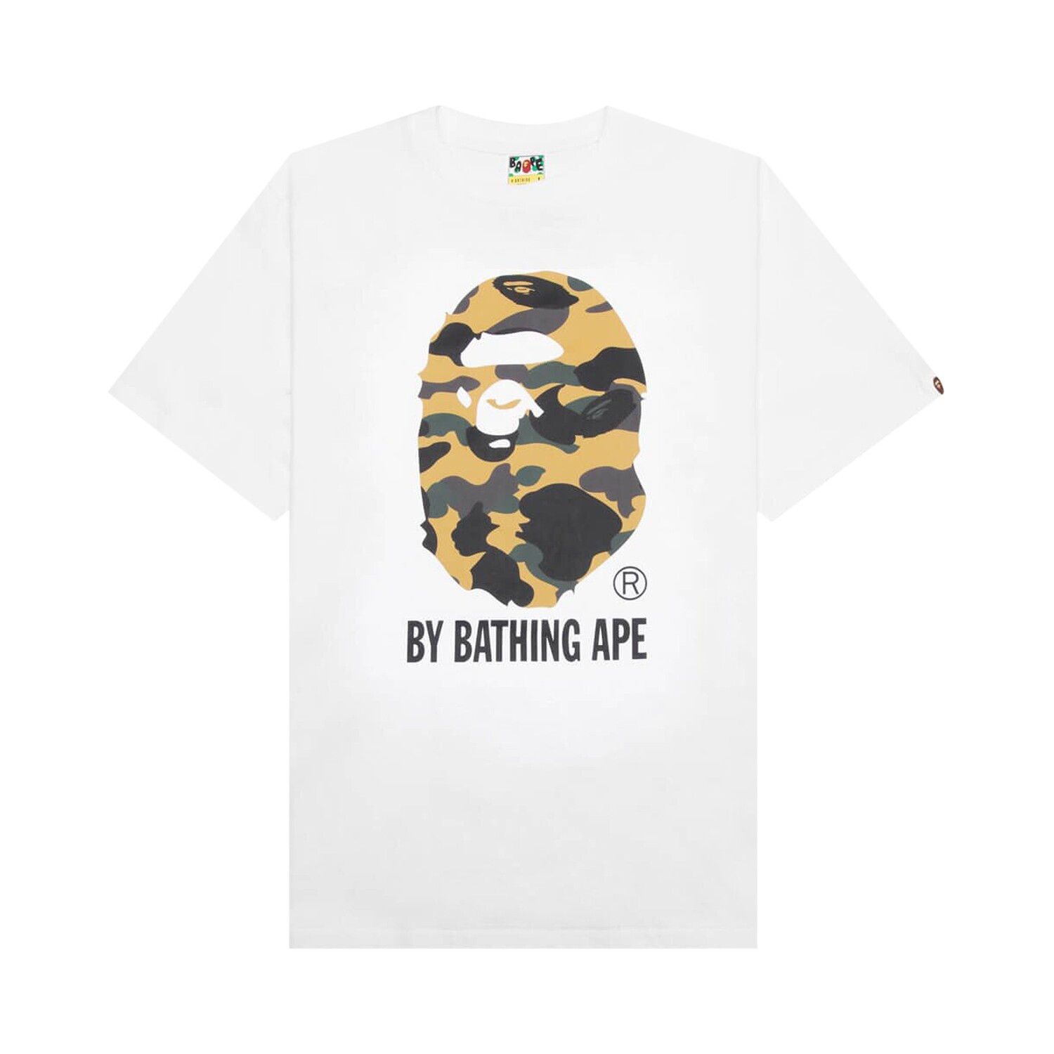 

Футболка BAPE 1st Camo by Bathing Ape, цвет Белый/Желтый
