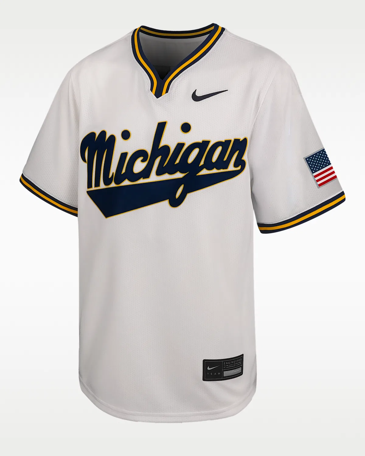 Nike College T-Shirt Michigan, White