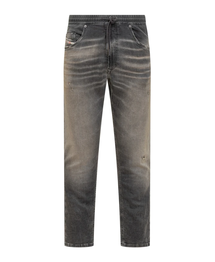 

Джинсы средней посадки прямого кроя с застежкой-молнией Diesel, синий