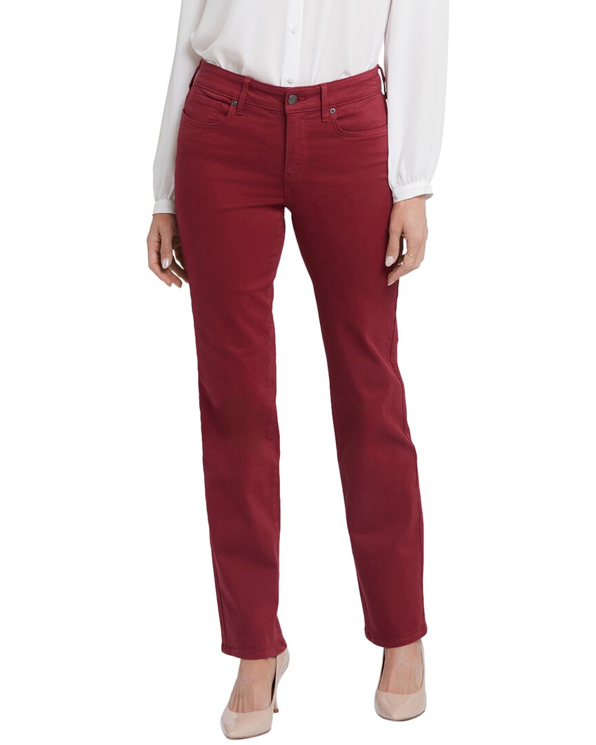 

Джинсы прямого покроя NYDJ Marilyn Wild Currant, розовый