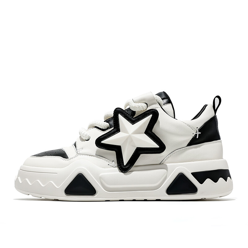 

Кроссовки MOERBAI Skateboarding Shoes Unisex Low-top, белый/желтый