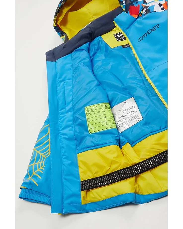 Куртка Spyder Kids Challenger Jacket (Toddler/Little Kid), Yeti Camo Aether Blue — фото 3
