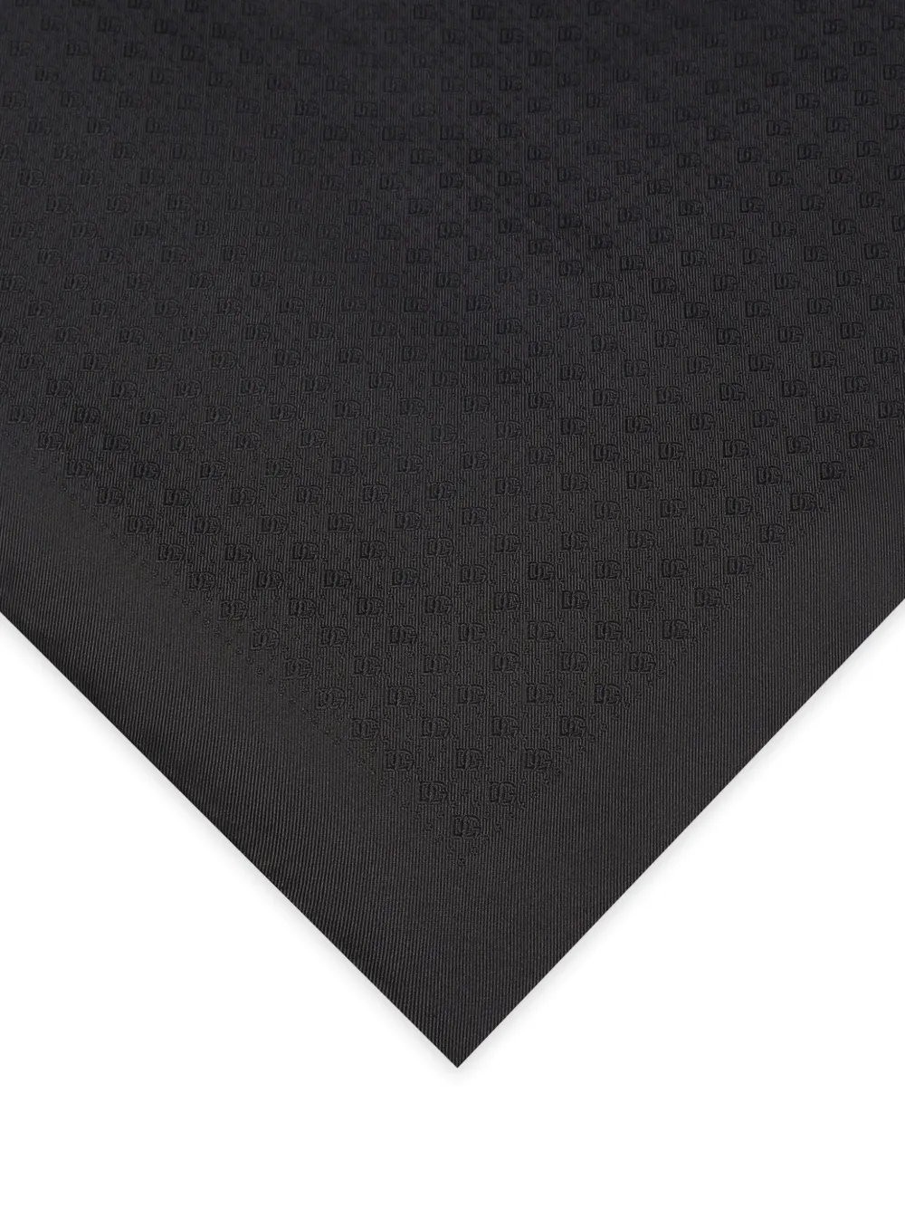 

Шелковый платок с жаккардовым логотипом DOLCE & GABBANA, черный