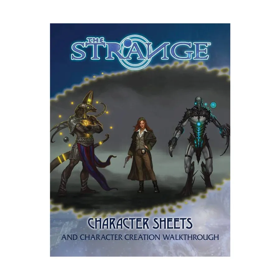 

Листы персонажей с пошаговым руководством по созданию персонажа, Strange