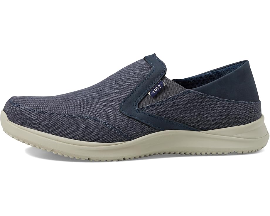Кроссовки Nunn Bush Conway EZ Canvas Moccasin Toe Slip-On Easy Slip-In Loafer, темно-синий — фото 4