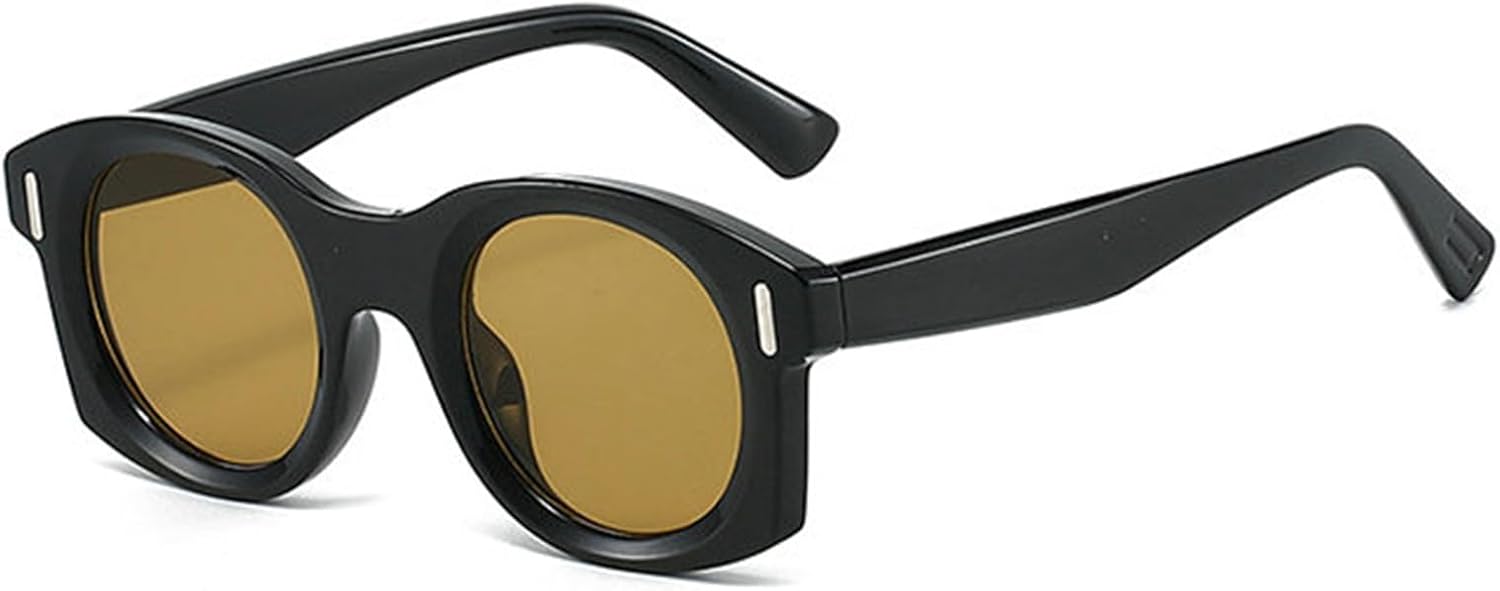 

Willochra Модные винтажные квадратные солнцезащитные очки для женщин и мужчин в стиле ретро 90-х, многоугольные солнцезащитные очки для женщин и мужчин с заклепками, C2